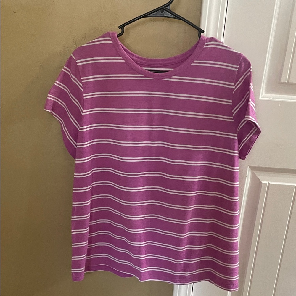 Striped Pink Women's Top